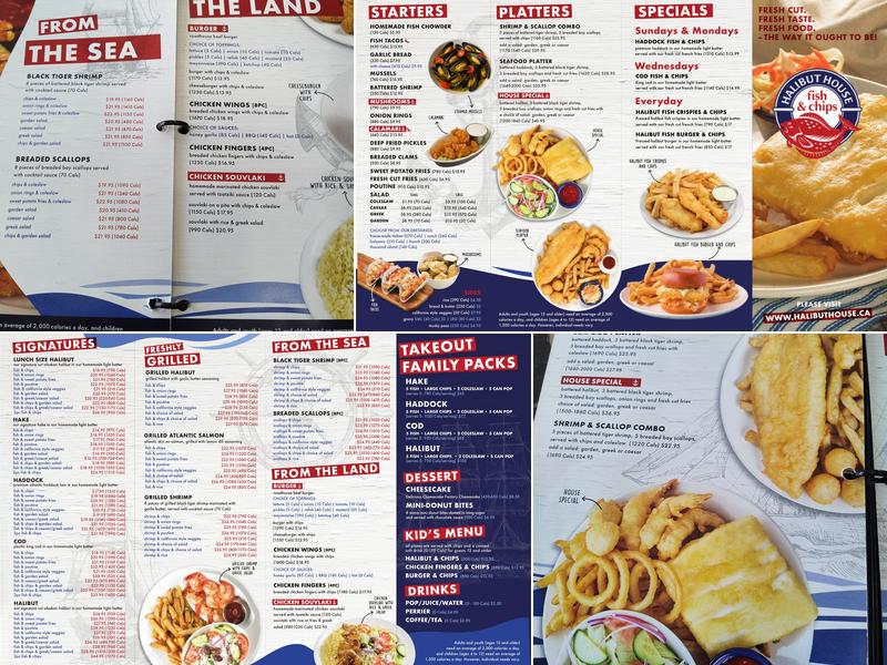 Halibut House Fish and Chips Menu