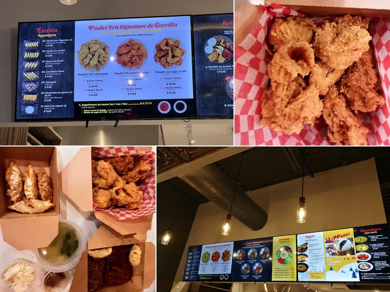 Corrilla Menu