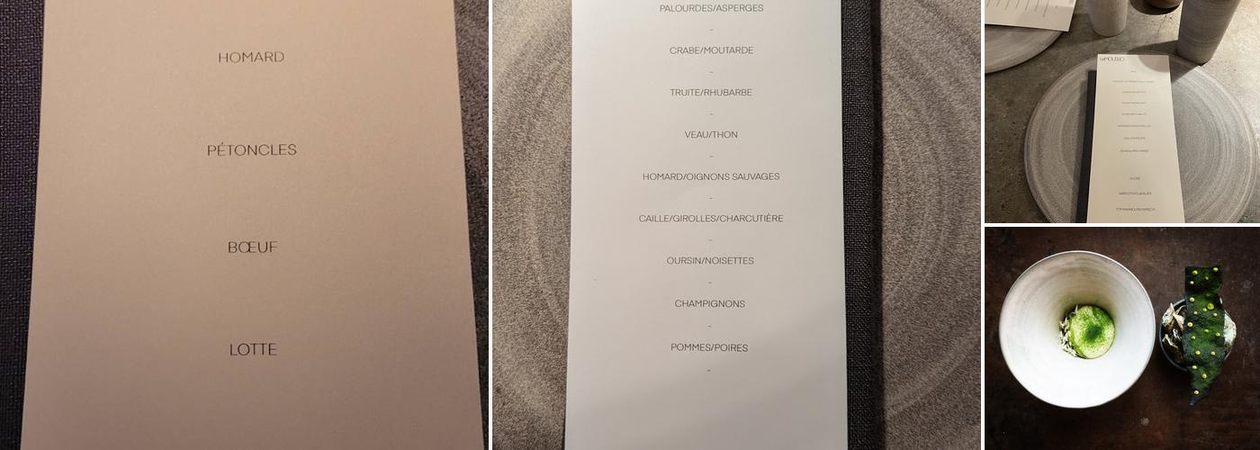 Le Mousso Menu