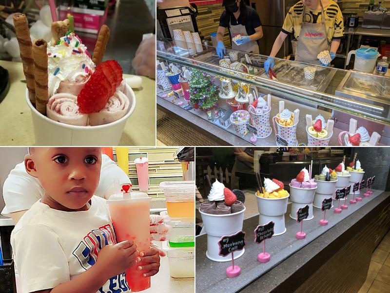 Moo's Rolled Ice Cream Menu