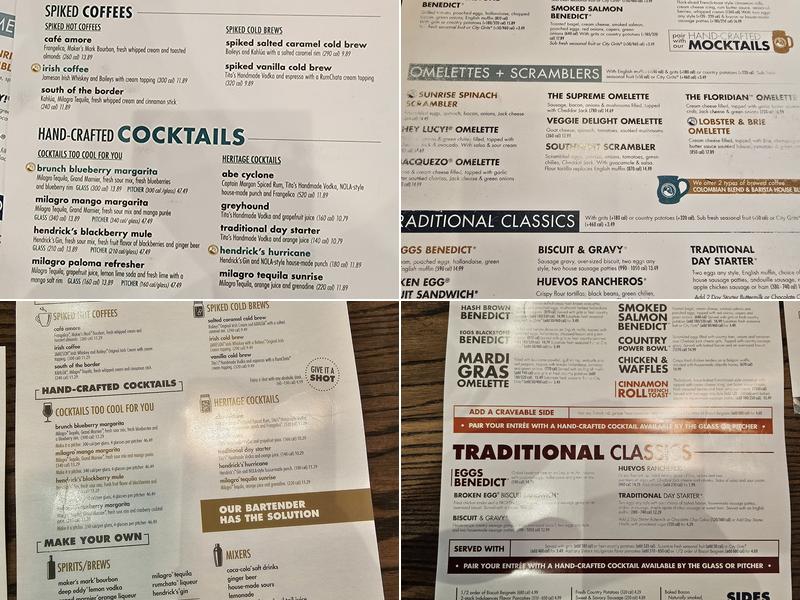 Another Broken Egg Cafe Menu