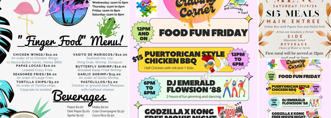 La Rumba Menu