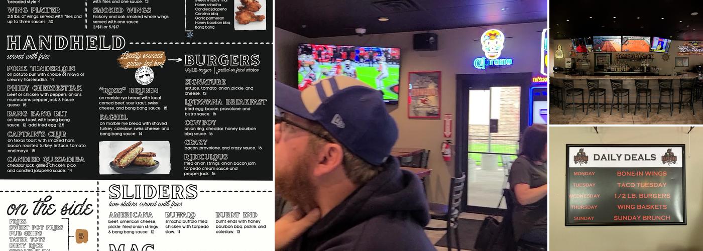 Captain’s Sports Lounge Menu