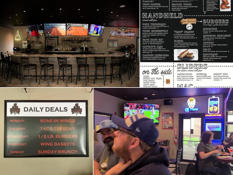 Captain’s Sports Lounge Menu