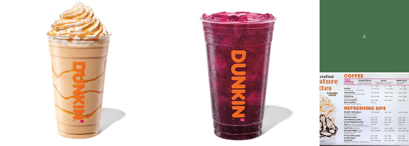 Dunkin' Menu