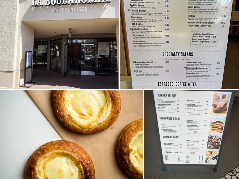 La Boulangerie San Francisco - Irvine Menu