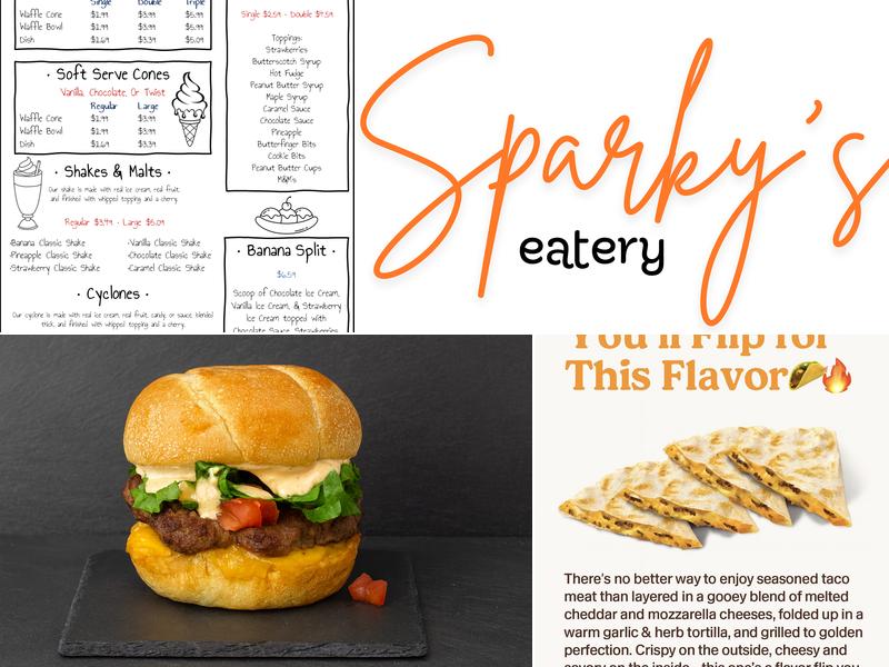 Sparky's Eatery Menu
