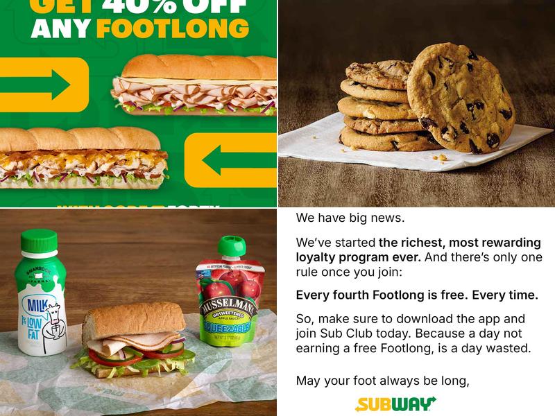 Subway 1336 Wadhams Rd, St Clair