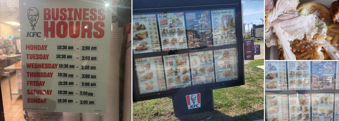 KFC Menu