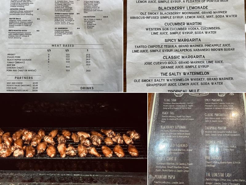 Harold Dean Smoked Goods Menu