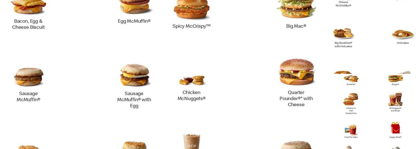 McDonald's Menu