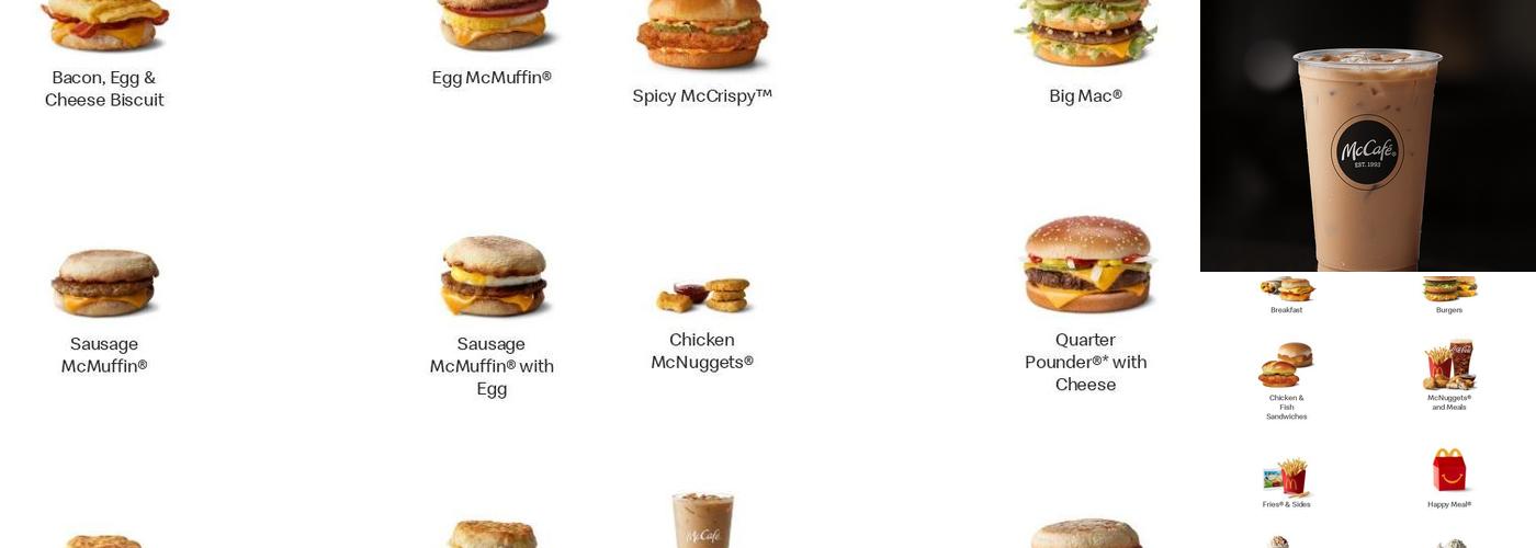 McDonald's Menu