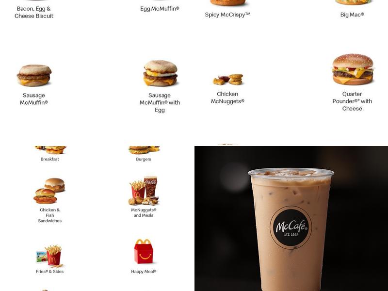McDonald's Menu