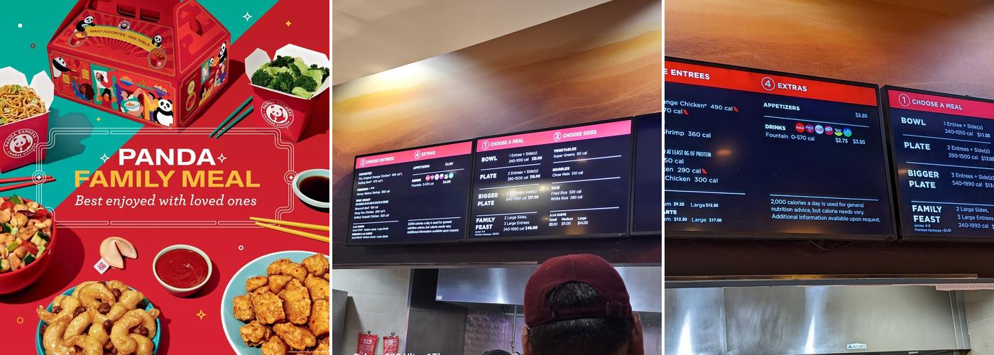 Panda Express Menu