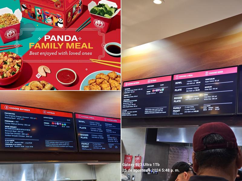 Panda Express Menu