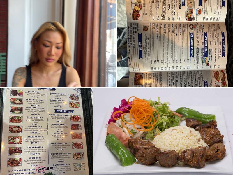 Efes Mediterranean Grill Jersey City Menu