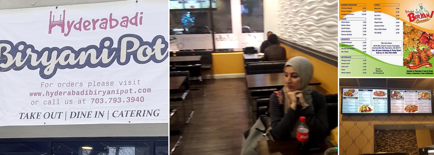 Hyderabadi Biryani Pot Menu