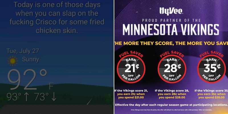 Hy-Vee Market Grille Menu