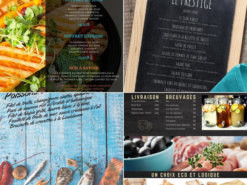 Willard Traiteur Menu