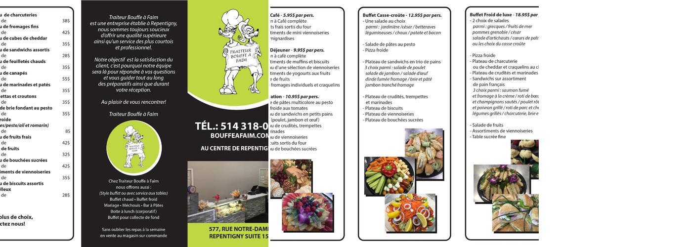 Bouffe À Faim Menu