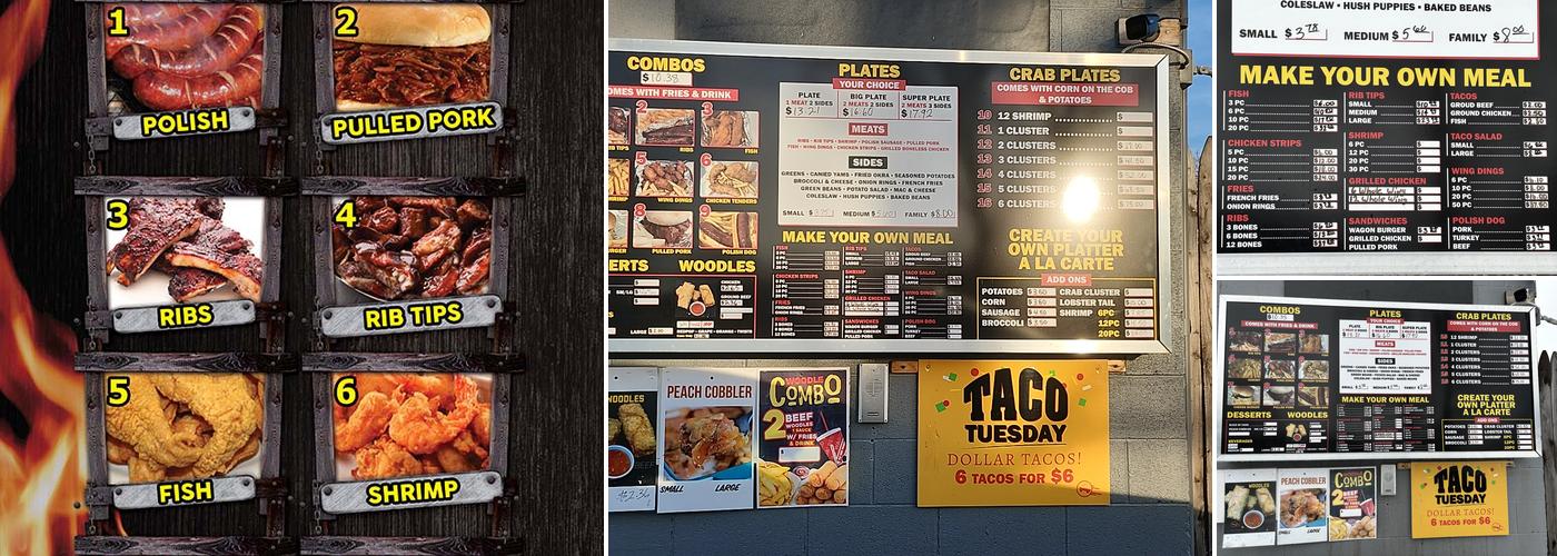 Da Red Wagon Express Menu