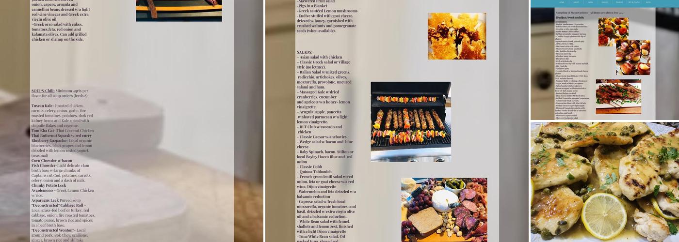 Chef To Table Menu