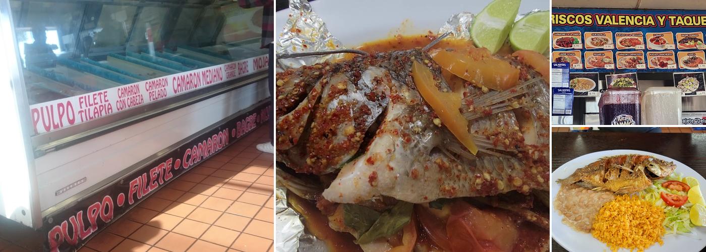 Mariscos Valencia Menu