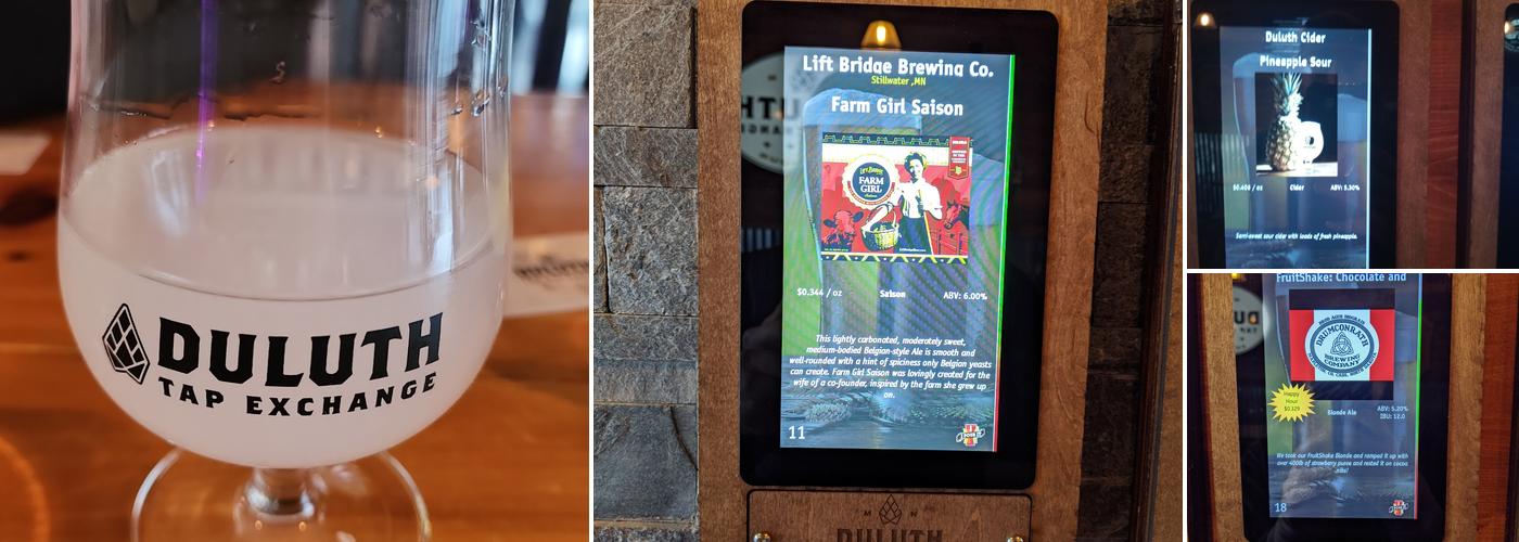 Duluth Tap Exchange Menu
