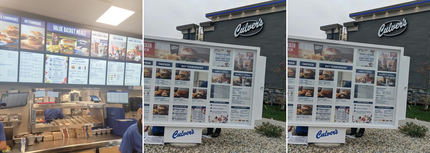 Culver’s Menu