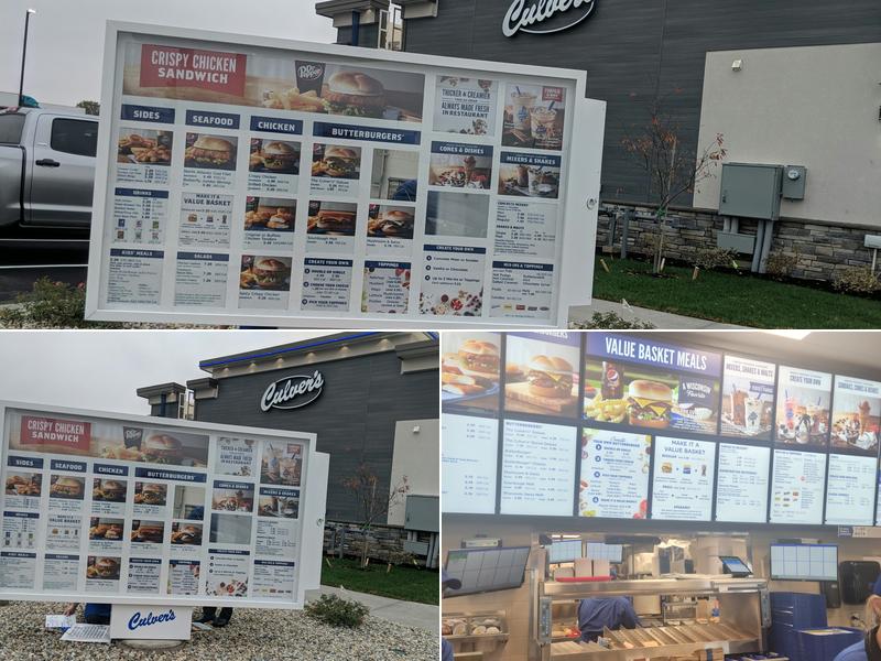 Culver’s Menu