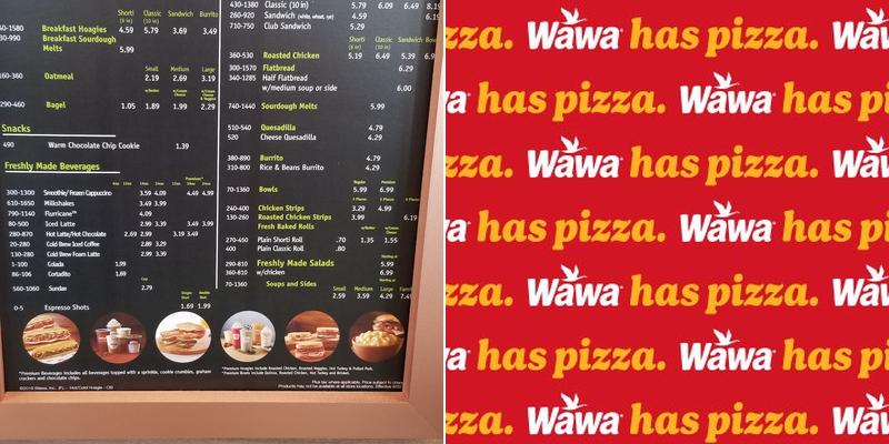 Wawa Menu