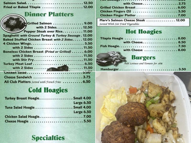 Bella's Breakfast & Lunch Menu