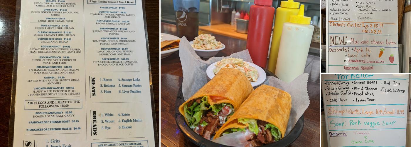 Mac's Diner Menu