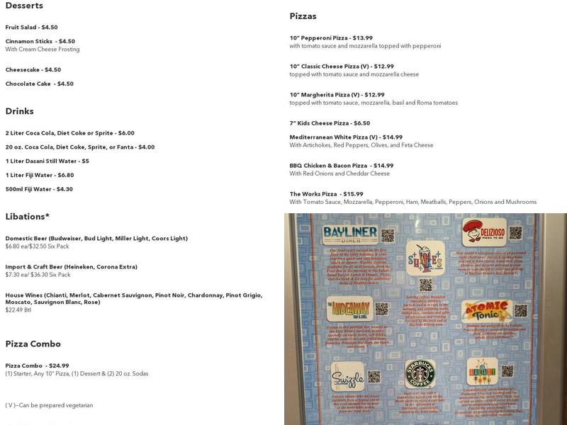 Delizioso Pizza To Go Menu