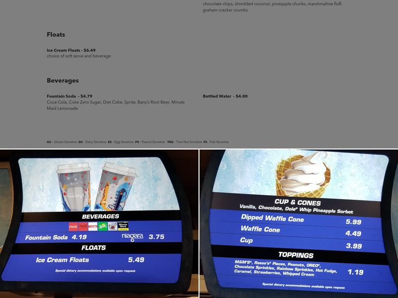 Chill Ice Cream Menu