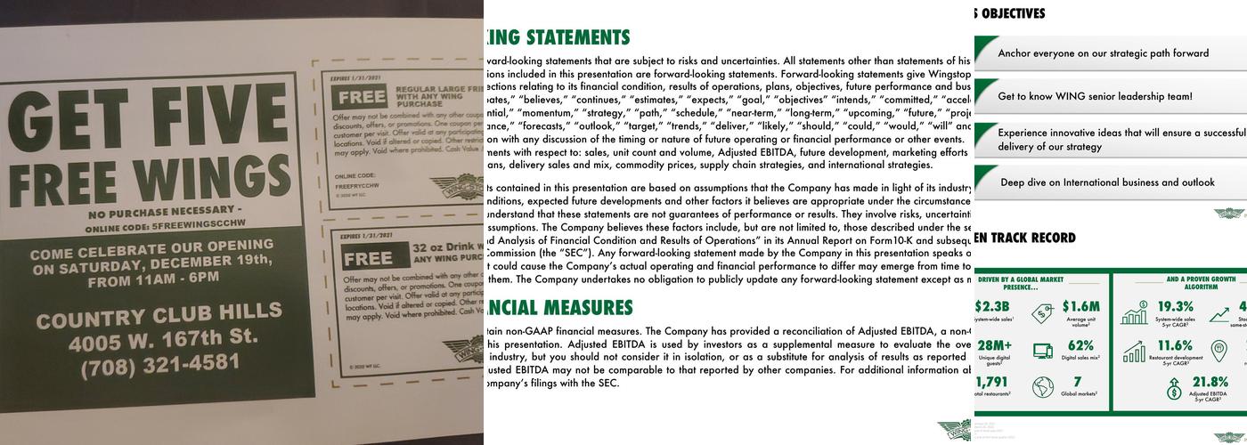 Wingstop Menu