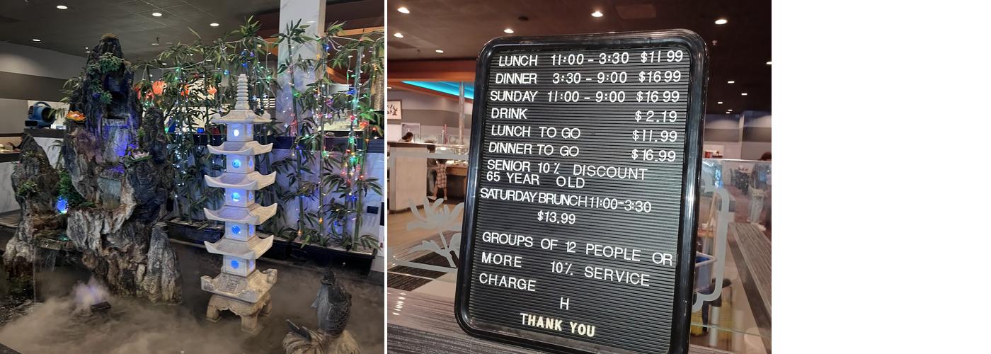 Happy Buffet Menu