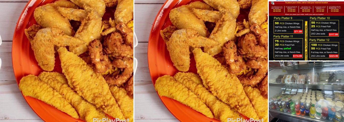 Golden Wings Fish & Chicken Menu