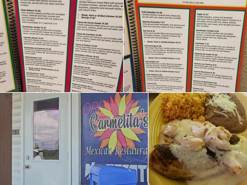 Carmelita's Menu