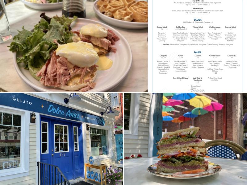 Dolce Amici Menu