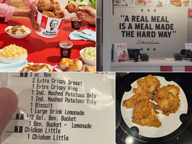 KFC Menu