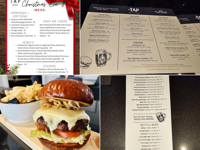 Tap & Bitters Menu