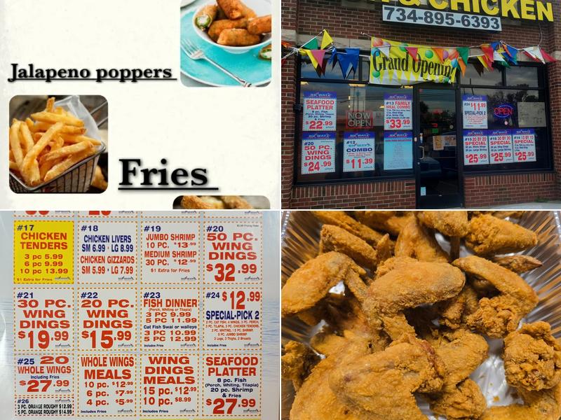 nu wayz fish & chicken Menu