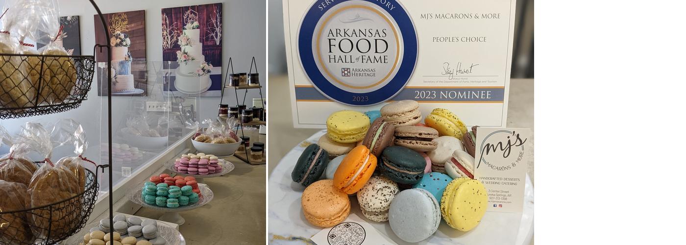 MJ's Macarons & More Menu