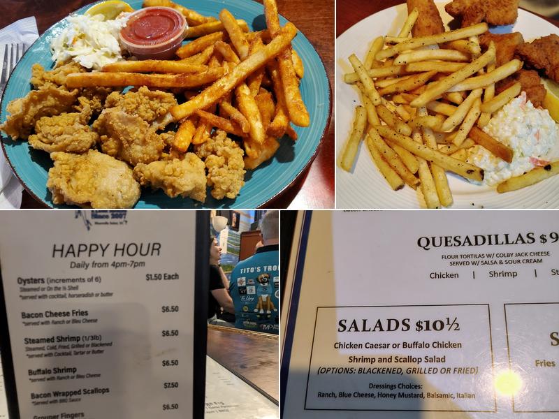 On The Half Shell Menu