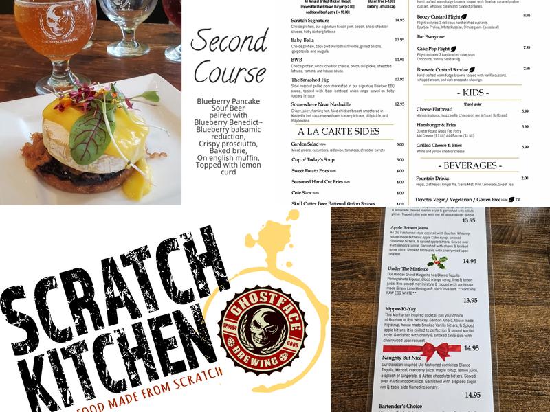Scratch Kitchen Menu
