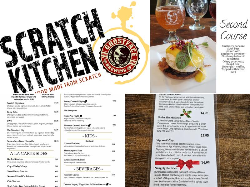 Scratch Kitchen Menu