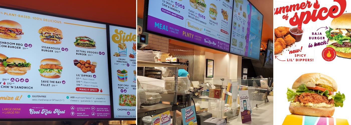 PLNT Burger Menu