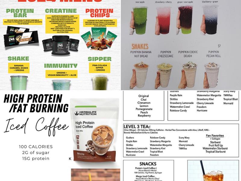 Ville Nutrition Menu