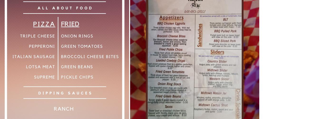 Midtown Menu